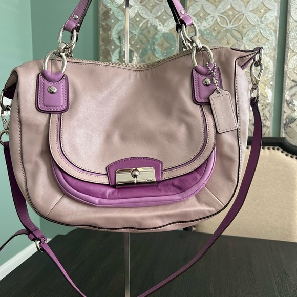 COACH F22510 Kristin Spectator Leather Round Satchel - Picture 9 of 16
